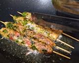 A picture of step 10 of Chicken Gilafi kabab.