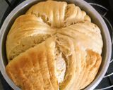 A picture of step 6 of Wool roll bread.