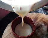 A picture of step 3 of Bhapa Doi.