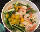 Shrimp and loaded vegetable scampi