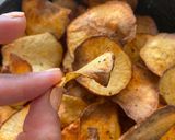 A picture of step 5 of Homemade sweet potato chips | Air fryer.