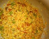 A picture of step 4 of Lentil veg dalia/porridge.