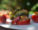 Foto del paso 3 de la receta Pimientos cherry rellenos con guiso de vegetales y atún