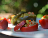 Foto del paso 3 de la receta: Pimientos cherry rellenos con guiso de vegetales y atún