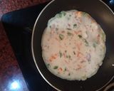 A picture of step 3 of Veggie Pancake.