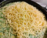 A picture of step 4 of Spinach Riccotta Pasta.