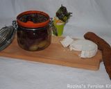 A picture of step 9 of Persian pickled grapes.