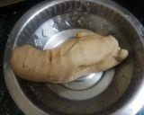 A picture of step 3 of Tuvar / Lilva  kachori.
