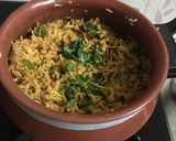 A picture of step 4 of Veg matka pulav.