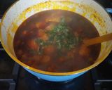 A picture of step 8 of Egusi soup.
