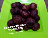 Foto langkah ke 6 dari resep Bola-Bola Ubi Ungu isi Coklat Keju.