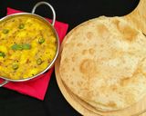 A picture of step 4 of Puri Tarkari😍😋🍲.