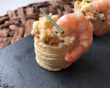 Foto del paso 9 de la receta: Volovanes rellenos de ensalada de col con gamba