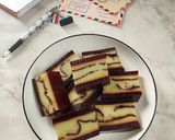 Foto langkah ke 8 dari resep Puding roti matcha.