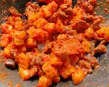 Foto langkah ke 5 dari resep Sambal Goreng Ati Ampela plus kentang.
