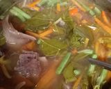 Foto langkah ke 7 dari resep Asem asem balungan dong so (daun melinjo).