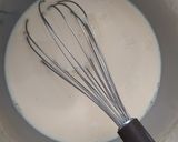 Hình bước làm 1 của món Crepe trà xanh