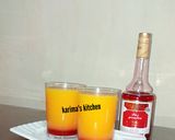 A picture of step 1 of Mango sunrise.