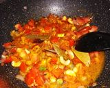 A picture of step 3 of Malai kofta curry with dry fruits pulav.