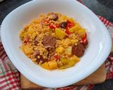 Pásztortarhonya csípősen recept fázis 3 fotója