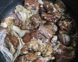 A picture of step 4 of Teriyaki chicken - dry fry.