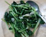 Foto langkah ke 3 dari resep Tumis Sawi Pagoda (Tatsoi).