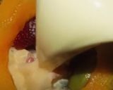 A picture of step 4 of Musk melon mixed fruit dessert.