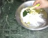 A picture of step 2 of Palak Papdi.