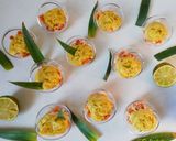 Une image de l'étape 6 de Verrines façon piña colada (ananas, coco, citron vert).