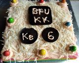 Foto langkah ke 12 dari resep Rainbow Cake Hias ala Mama Canaz.