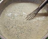 Une image de l'étape 3 de Moule froides mayo aux herbes et jus de cuisson.