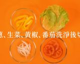豬肉漢堡蛋吐司的食譜步驟1照片