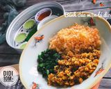 Hình bước làm 2 của món Bánh đúc mặn lá dứa