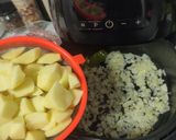 Foto del paso 3 de la receta Butifarra fresca a la sidra con patatas, airfryer 😋