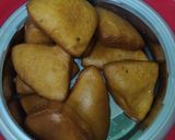 A picture of step 6 of Cardamom mahamri.