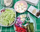 Foto langkah ke 1 dari resep Sayur Labu Tahu Telur Puyuh.