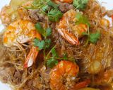 รูปขั้นตอนการทำที่ 4 ของ กุ้งอบวุ้นเส้น