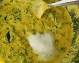 A picture of step 3 of Besan Sooji Methi Dhokla.
