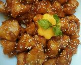 A picture of step 8 of Mango Hot Chicken🔥😋.
