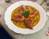 Foto del paso 6 de la receta: Fideos con pollo y gamba roja 🦐