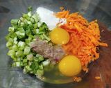 Foto langkah ke 3 dari resep Bakwan Batang Sawi.