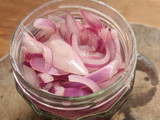 Pink Pickled Taco Onions