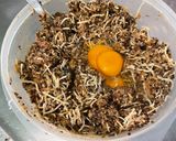 Une image de l'étape 6 de Pain de viande à la quinoa, œufs et emmental.