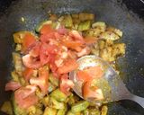 A picture of step 4 of Bottle gourd tomato curry.