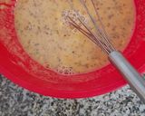 A picture of step 2 of Mixed flour masala puri.