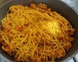 عکس مرحله 7 از دستور ماکارونی با سس مرغ و قارچ 😋