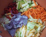 Foto del paso 1 de la receta: Verduras salteadas con zucchini