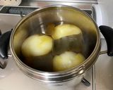 A picture of step 1 of Miso Onion 🧅.