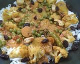 ராஜஸ்தானி ஸ்டைல் வெஜிடபிள் பிரியாணி (Veg Biryani Recipe in Tamil) ரெசிபி ஸ்டேப் 12 புகைப்படம்