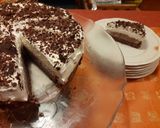 Sütés nélküli DW mogyorókrémes torta recept fázis 4 fotója